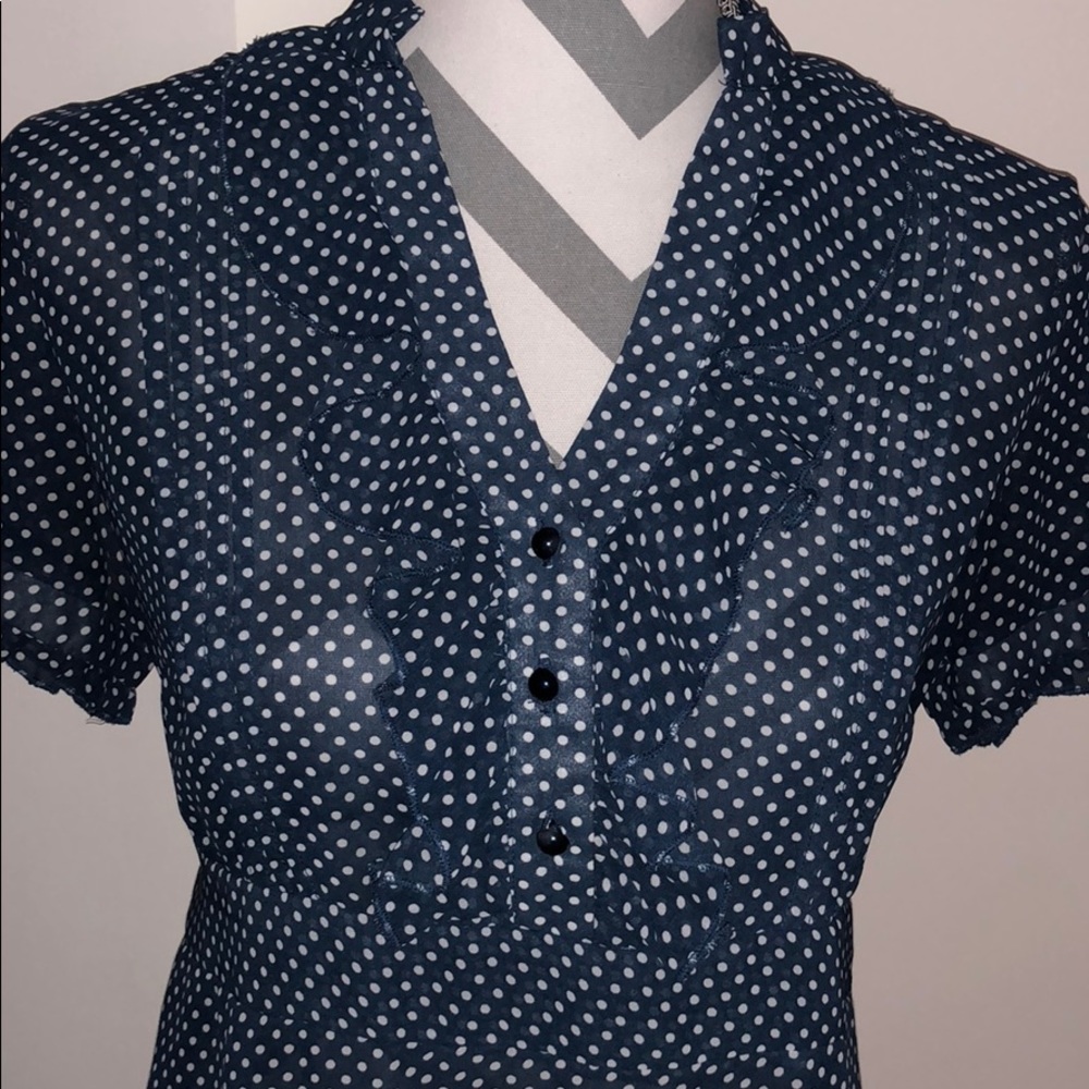 Polka dot Ruffle Top - Picture 5 of 8